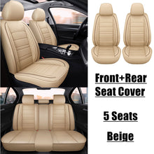 Load image into Gallery viewer, For Lexus Leather Car Seat Covers 5-Seats Front &amp; Rear Full Set Protectors Pad