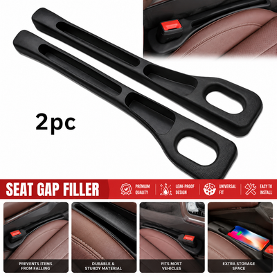 Premium Car Seat Gap Filler Set – Leak Proof Storage Organizer (2PCS)