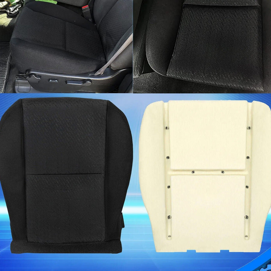 Driver Side Bottom Seat Cover+Foam Cushion for 07-14 Chevy Silverado 1500 2500HD
