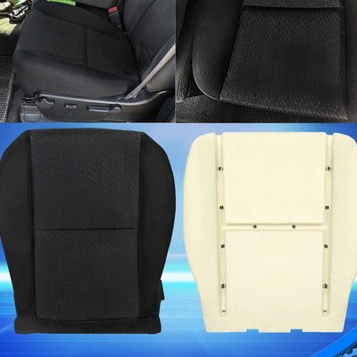 Driver Side Bottom Seat Cover+Foam Cushion for 07-14 Chevy Silverado 1500 2500HD