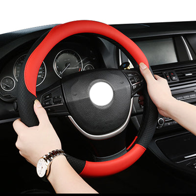 For Toyota Car Steering Wheel Cover Microfiber Leather Anti-Slip Accessories