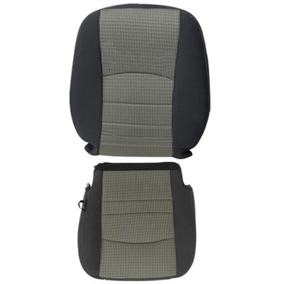 2009 to 2012 FITS for Dodge Ram 1500 2500 3500 SLT Cloth Seat Cover Gray