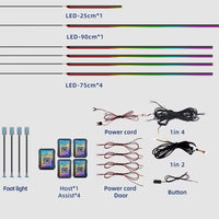 Dynamic Color Chasing Interior LED Ambient Light Kit