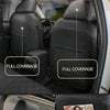 Custom Fit Full Set Car Seat Covers for Select Ford Explorer Base,Xlt 2016 2017 2018 2019,2Nd Row 40/60 Split,W/No Armrest,7 Seats- Three-Row,Leatherette (Black)