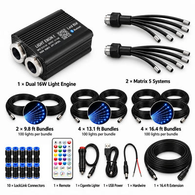 STARLIGHT MATRIX™ ELITE FIBER OPTIC STARLIGHT HEADLINER KIT