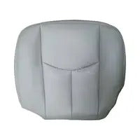 Both Side Bottom Leather Seat Cover Gray & Foam Fits 03-06 Chevy Silverado Tahoe