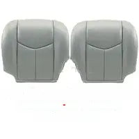 Both Side Bottom Leather Seat Cover Gray & Foam Fits 03-06 Chevy Silverado Tahoe