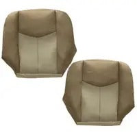 Driver & Passenger Leather Seat Cover & Foam Cushion Tan for 03-06 GMC Yukon XL