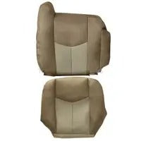 Driver & Passenger Leather Seat Cover & Foam Cushion Tan for 03-06 GMC Yukon XL