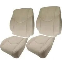 Fits 1999-2003 Lexus RX300 Driver & Passenger Bottom Top Leather Seat Cover Tan