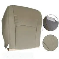 For 08-13 Toyota Highlander Driver Passenger Bottom Perforated Leather Cover Tan