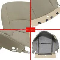 For 08-13 Toyota Highlander Driver Passenger Bottom Perforated Leather Cover Tan