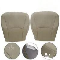 For 08-13 Toyota Highlander Driver Passenger Bottom Perforated Leather Cover Tan