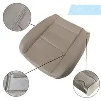 Load image into Gallery viewer, For 2002 2003 Ford Excursion Driver Bottom Leather Seat Cover Tan &amp; Foam Cushion