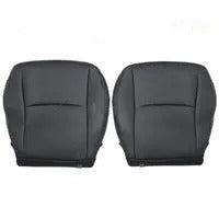 For 2010-2014 Toyota 4Runner Driver & Passenger Bottom Leather Seat Cover Black