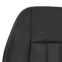 For 2011-2016 Chrysler Town & Country Passenger Bottom & Top Seat Cover Black