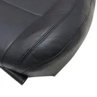 For 2011-2018 Dodge Durango Driver & Passenger Bottom & Top Seat Cover Black