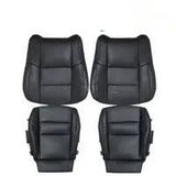 For 2011-2018 Dodge Durango Driver & Passenger Bottom & Top Seat Cover Black