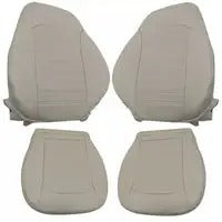 For Ford Fusion 2013-2017 Driver Passenger Bottom Top Leather Seat Cover Tan