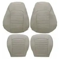 For Ford Fusion 2013-2017 Driver Passenger Bottom Top Leather Seat Cover Tan