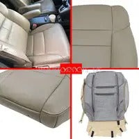 Front Top Seat Cover Protector Tan Leather for 2012 2013 2014 2015 Honda CR-V