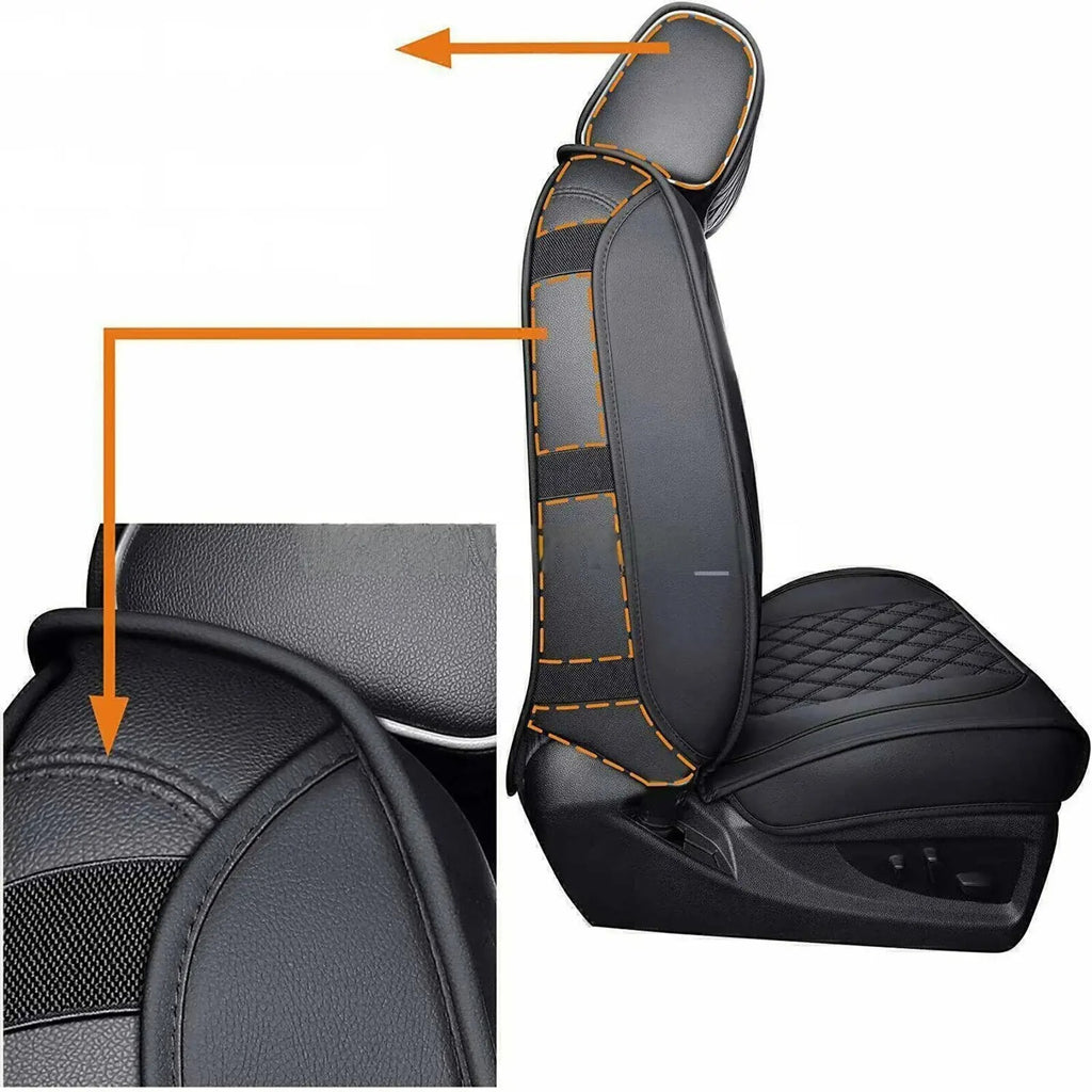 For JEEP Grand Cherokee 2011-2021 Car 5-Seat Covers PU Leather Full Set Cushion