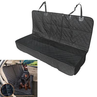 Waterproof Scratchproof Pet Bench Seat Covers Rear Row Back Seat Cover Universal
