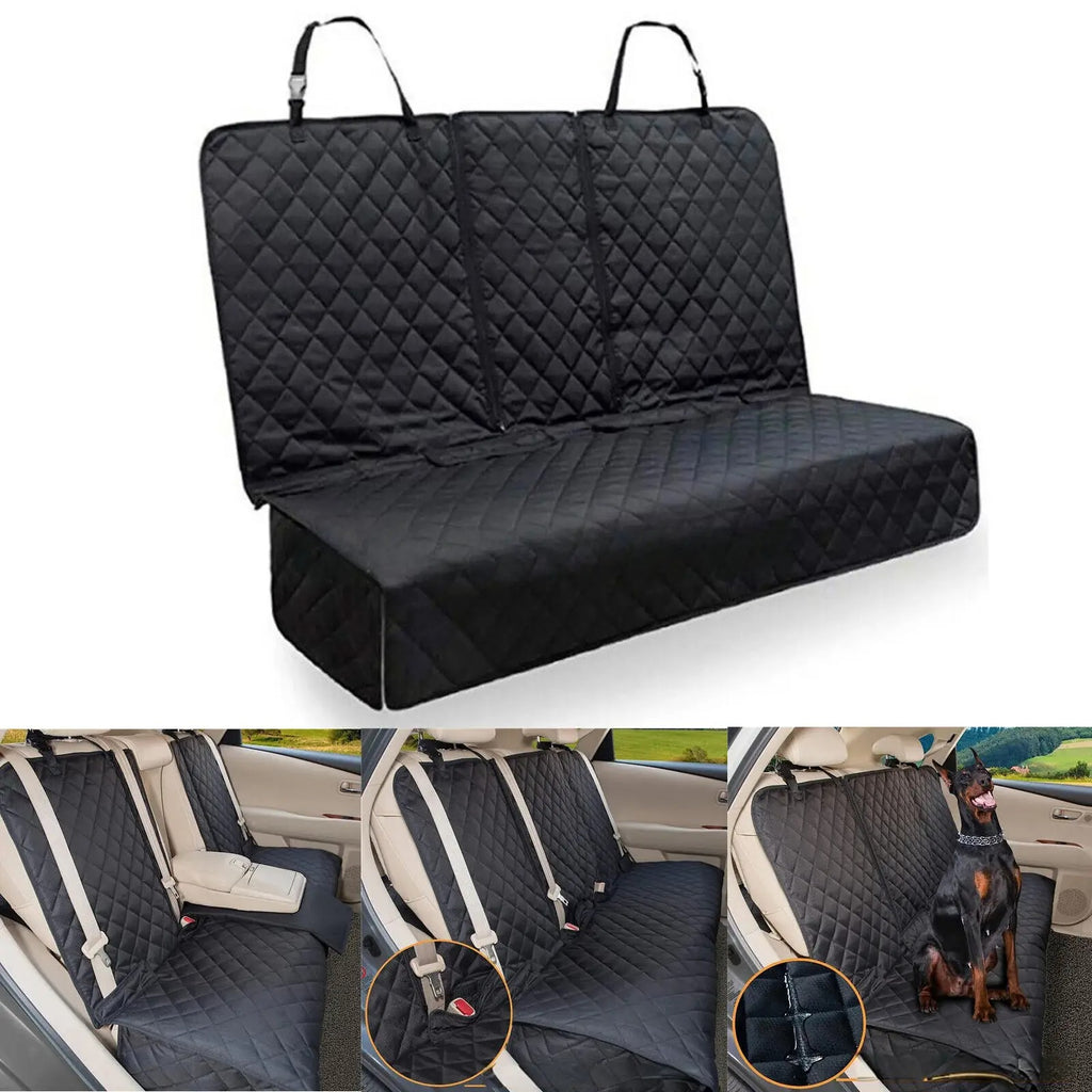 Waterproof Scratchproof Pet Bench Seat Covers Rear Row Back Seat Cover Universal