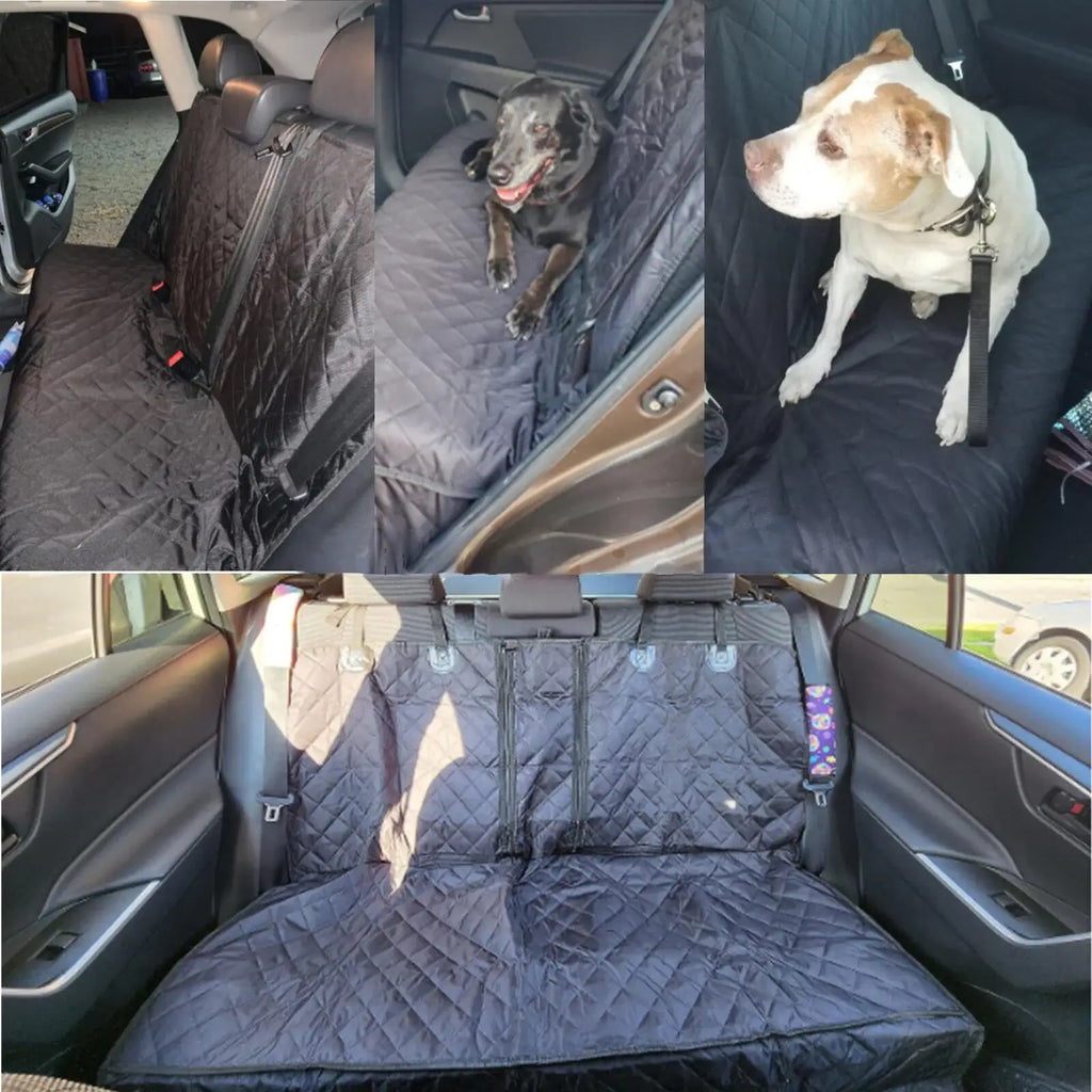 Waterproof Scratchproof Pet Bench Seat Covers Rear Row Back Seat Cover Universal