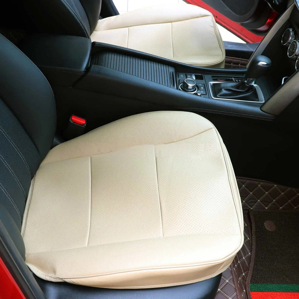 Front Car Seat Cover Full Surround Chair Cushion Mat Pad Auto PU Leather