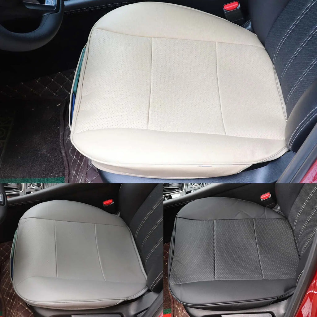 Front Seat Cover Half/Full Surround Chair Cushion Mat Pad Auto Car PU Leather