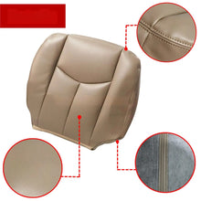 Load image into Gallery viewer, Passenger Side Bottom Seat Cover &amp;Foam Cushion Tan for Chevy Silverado 2003-2006