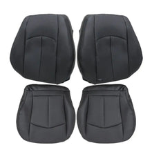 Load image into Gallery viewer, For 2003-2009 Mercedes Benz W211 Driver Passenger Bottom &amp; Top Seat Cover Black