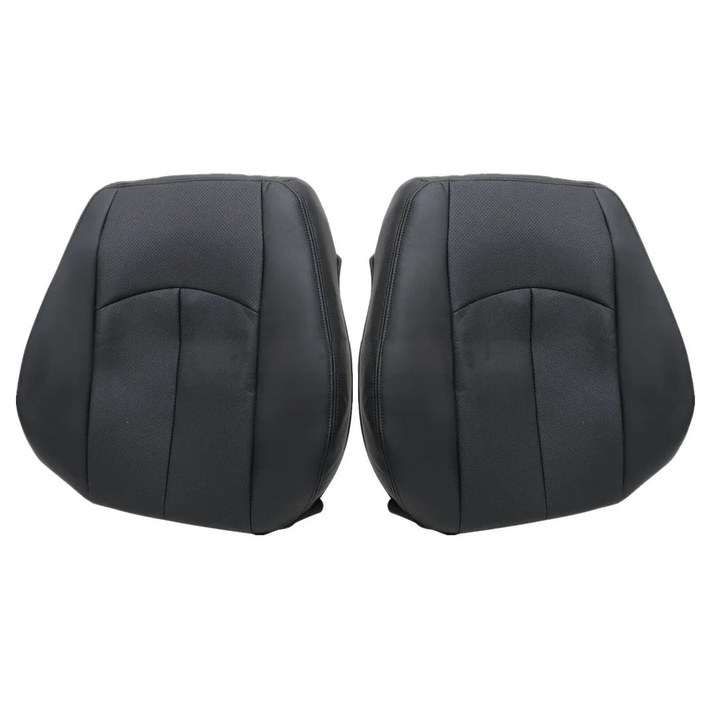 For 2003-2009 Mercedes Benz W211 Driver Passenger Bottom & Top Seat Cover Black