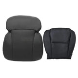 For 2006-2011 Lexus GS300 350 460 Leather Seat Cover Driver Bottom & Top Black