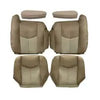 Driver & Passenger Leather Seat Cover & Foam Cushion Tan for 03-06 GMC Yukon XL