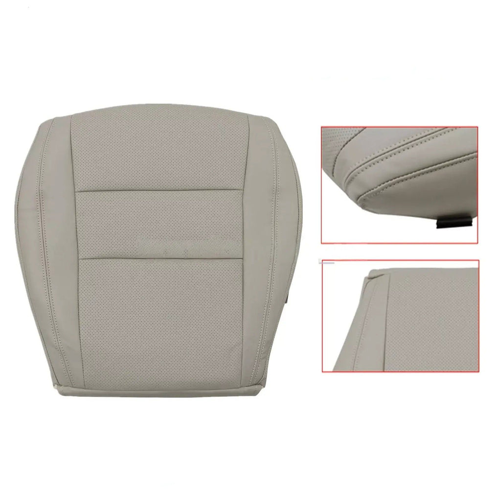 For Dodge Durango 2011-2018 Driver / Passenger Perforated Leather Seat Cover Tan