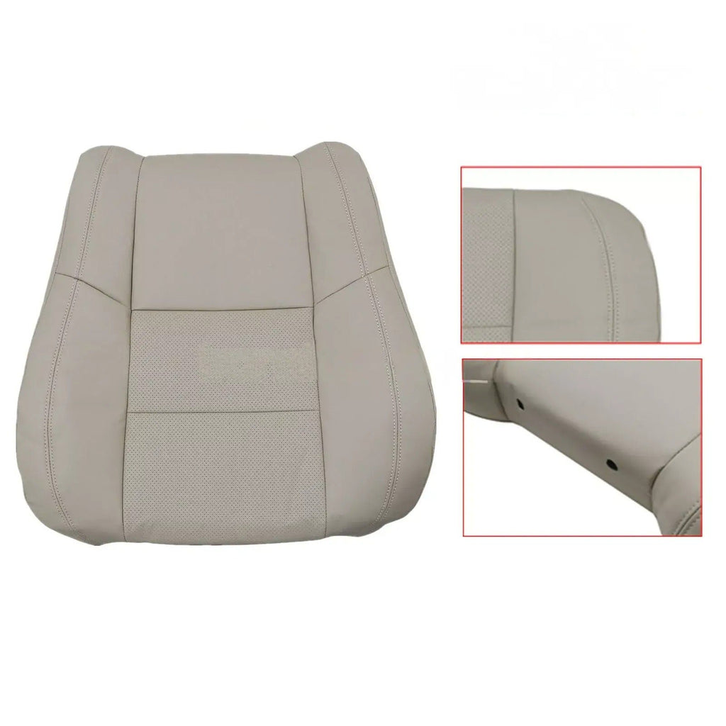 For Dodge Durango 2011-2018 Driver / Passenger Perforated Leather Seat Cover Tan