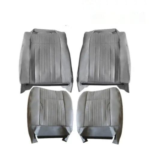 For 1994 1995 1996 Chevy Impala SS Driver Passenger Bottom Top Seat Cover Gray