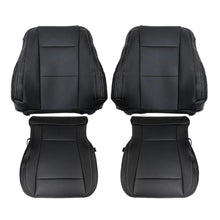 Load image into Gallery viewer, New 4Pcs for 2015-2017 Ford F-150 Lariat Both Side Perforated Seat Cover Black