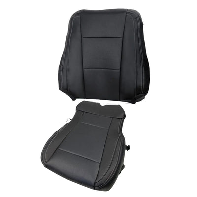 New 4Pcs for 2015-2017 Ford F-150 Lariat Both Side Perforated Seat Cover Black