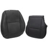 For 2010-2017 Lexus GX460 Driver Side Bottom & Top Perforated Seat Cover Black