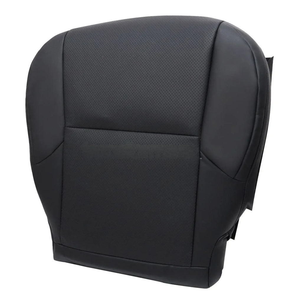 For 2010-2017 Lexus GX460 Driver Side Bottom & Top Perforated Seat Cover Black