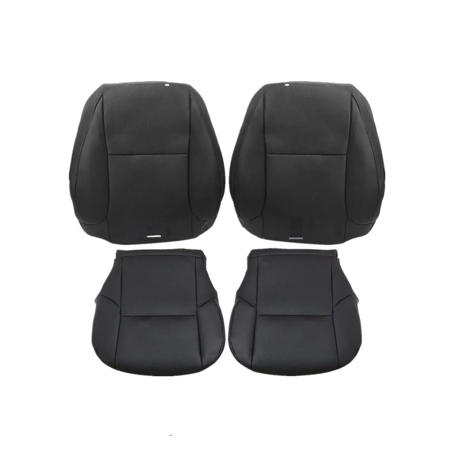 For Lexus GX460 2010-2017Seat Cover Driver & Passenger Bottom & Top Black 4PCS