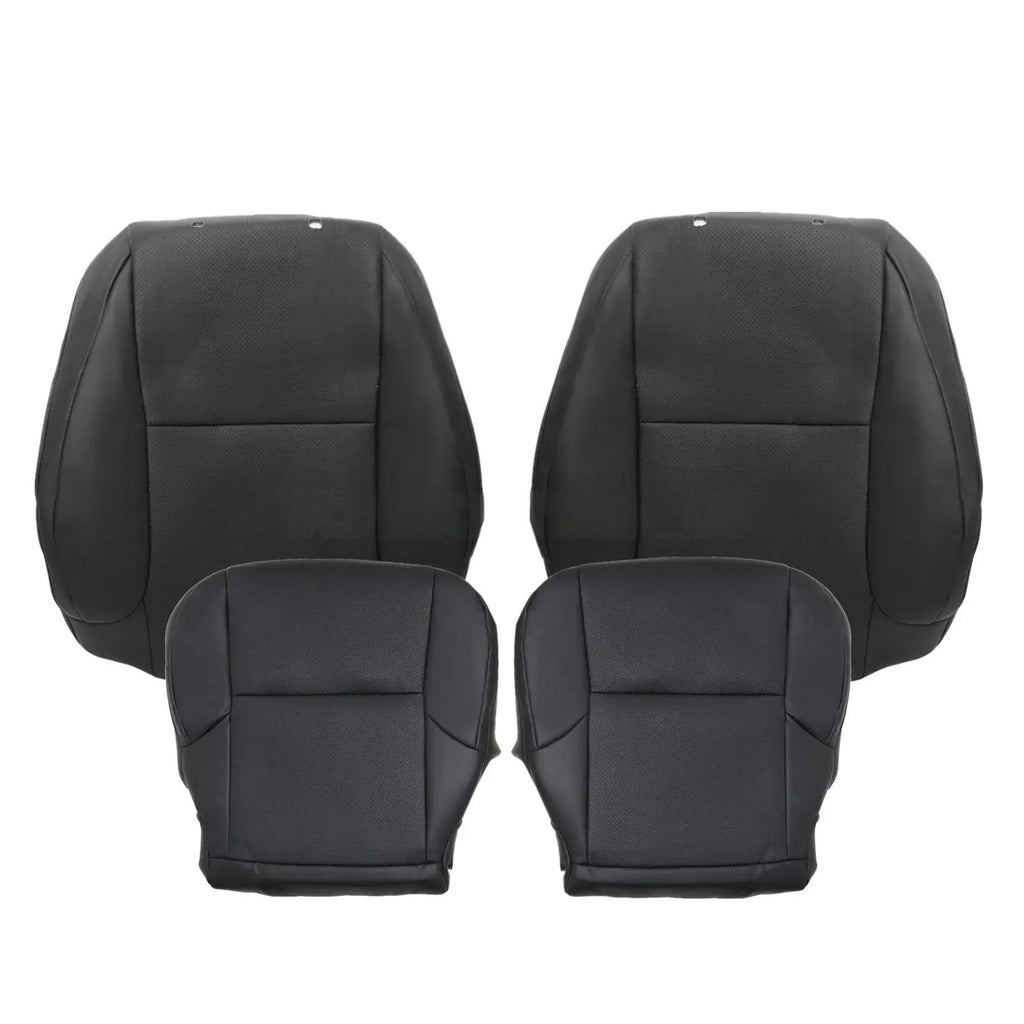 For Lexus GX460 2010-2017Seat Cover Driver & Passenger Bottom & Top Black 4PCS