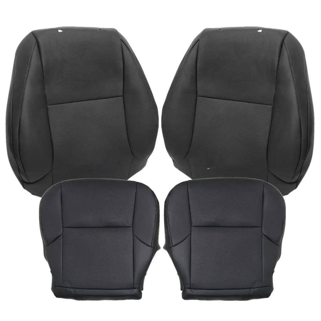 For Lexus GX460 2010-2017Seat Cover Driver & Passenger Bottom & Top Black 4PCS