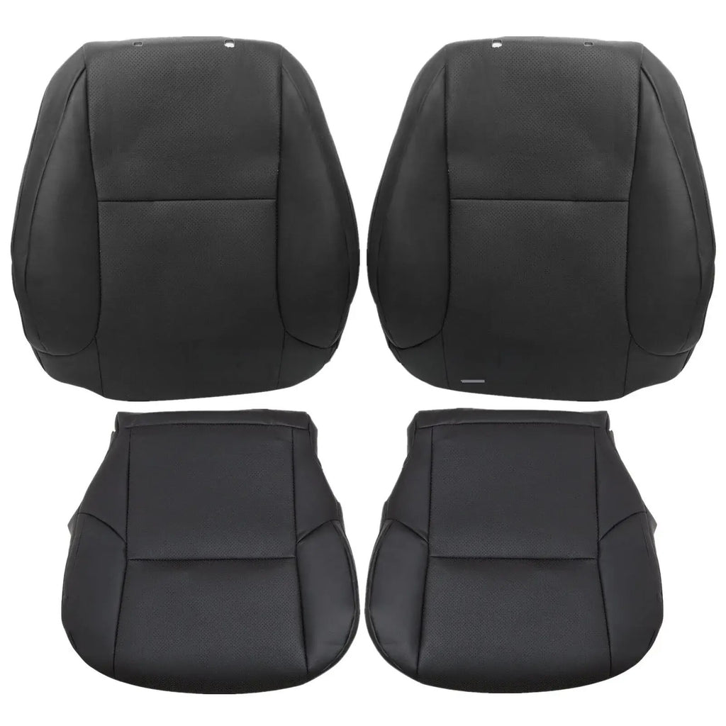 For Lexus GX460 2010-2017Seat Cover Driver & Passenger Bottom & Top Black 4PCS