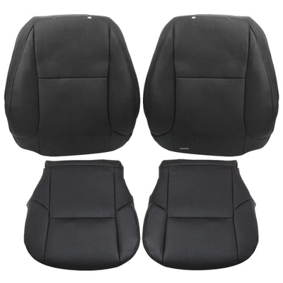 For Lexus GX460 2010-2017Seat Cover Driver & Passenger Bottom & Top Black 4PCS