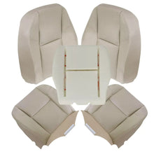 Load image into Gallery viewer, For 2007-2008 Cadillac Escalade Front PERF Seat Cover &amp; Driver Foam Cushion Tan