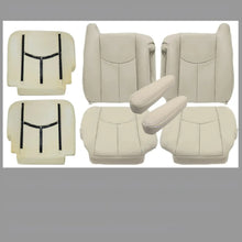 Load image into Gallery viewer, Front Leather Seat Cover &amp; Foam Pad Tan for 2003-2006 Chevy Suburban 1500 2500